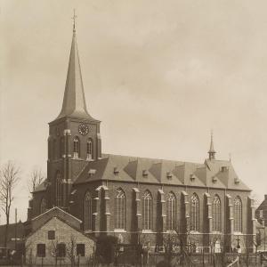 De Missiekapel in 1923 met aanbouw aan de achterzijde ervan